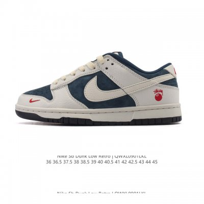 特价 耐克 Nike Sb Dunk Low pro 男女款运动鞋复古板鞋。采用柔软皮革鞋面，经久耐穿，塑就如元年款 Dunk 般的复古质感。鞋头透气孔，搭配鞋