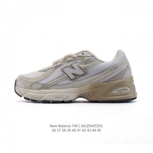 公司级 New Balance Mr740 Nb新百伦系列复古老爹风休闲运动慢跑鞋。采用轻质牛剖革拼接透气网眼衬垫织物鞋面材质 T-Beam大底提供足步弓支撑