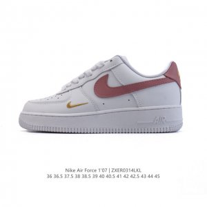 120 耐克 Nike Air Force 1 '07 Low 2025新年新款 空军一号含气垫 小白鞋 低帮百搭厚底增高休闲运动板鞋。柔软、弹性十足的缓震性能