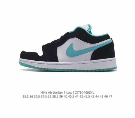 耐克 乔丹air Jordan 1 Low Aj1 乔1 乔丹1代aj1 低帮复古文化休闲运动篮球鞋。该鞋款从 1985 年元年款汲取设计灵感，焕新演绎简约经典 - 点击图像关闭