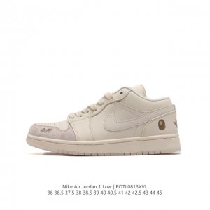 耐克 乔丹air Jordan 1 Low Aj1 乔1 乔丹1代aj1 低帮复古文化休闲运动篮球鞋。从1985 年面世的元年款汲取设计灵感，采用简洁大方的经典