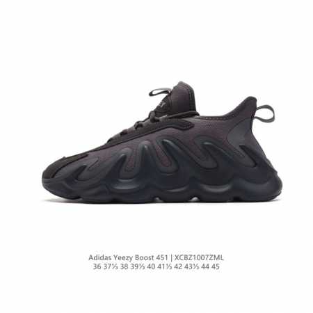 公司级 阿迪达斯 Adidas Yeezy 451 国产椰子 贾斯丁比伯同款 编织袜套鞋 ,Yeezy451 作为一款备受关注的国产潮流鞋款,以其独特的设计和舒 - 点击图像关闭