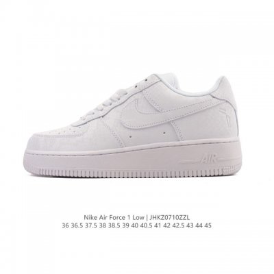 真标 耐克 Nike Air Force 1 '07 Low 空军一号含气垫 小白鞋 低帮百搭厚底增高休闲运动板鞋。柔软、弹性十足的缓震性能和出色的中底设计，横