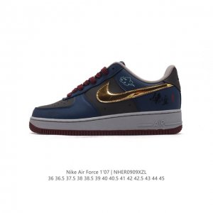 公司级 新款 黑神话悟空 Af1耐克 Nike Air Force 1 ‘07 Low 空军一号 气垫厚底增高百搭运动板鞋 原楦头原纸板 打造纯正空军版型，专注