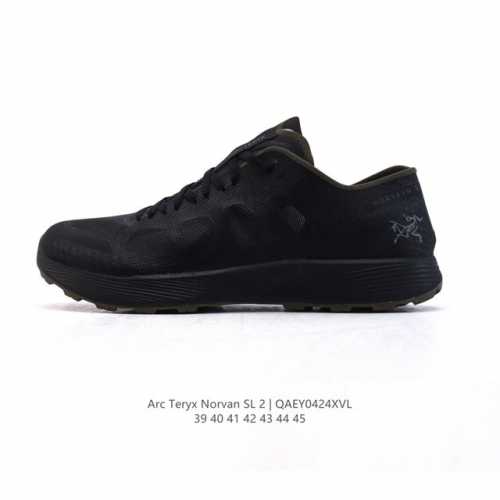公司级 始祖鸟 Arc'teryx Norvan Sl 2 透气轻便舒适防滑缓震耐磨防滑低帮运动鞋 男士休闲鞋跑步鞋徒步鞋老爹鞋 尺码：39-45 编码：Qae