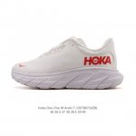 新品公司级 Hoka One One M 轻薄运动鞋 Arahi 7 针织厚底老爹鞋 反光细节 鞋垫饰有标志 橡胶厚底 圆头 正面系带 衬垫设计 鞋底饰有Log