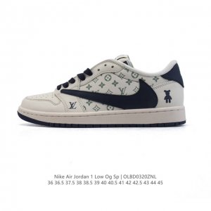 210 【公司级 新配色】真标 耐克/Nike Air Jordan 1 Low Og Sp"Military Blue"Aj1乔1倒勾低帮篮球鞋 Aj1 乔丹