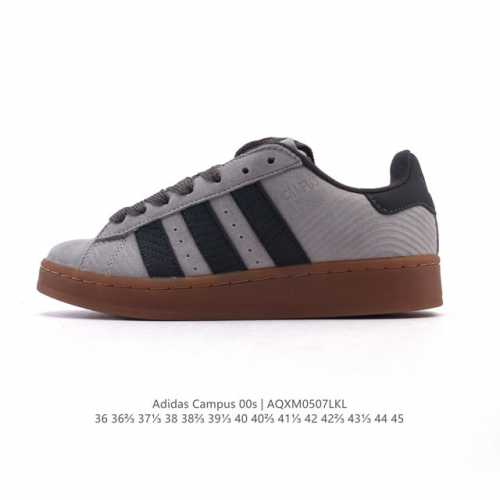 adidas阿迪达斯.三叶草Campus 00S 面包鞋复古休闲板鞋。千禧回潮！Adidas Campus 00S 经典再现！面包化的Campus鞋款在今年受到