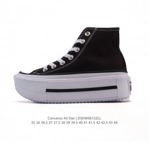 Converse 高帮 厚底增高男女士运动鞋 匡威全明星复古 休闲百搭板鞋 经典透气帆布面慢跑鞋。这个系列是匡威最古老的系列了。是匡威品牌公司 8年成立以来就有