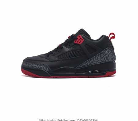 耐克 Nike Jordan Spizike Low 经典爆裂纹复古运动篮球鞋 全新低帮造型吸睛 整双鞋在融合了 Air Jordan 经典鞋款中的标志性元素之 - 点击图像关闭