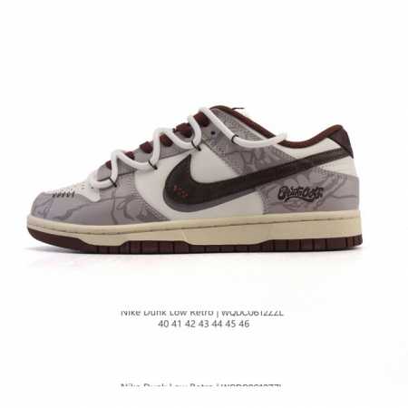 特价 耐克 Nike Dunk Low Retro 运动鞋复古板鞋2025年新款 解构绑带 双鞋带 男鞋，作为 80 年代经典篮球鞋款，起初专为硬木球场打造，后 - 点击图像关闭