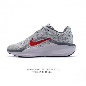 160 耐克(Nike) 2024新款Zoom Winflo 11运动休闲轻便缓震气垫跑步鞋公路跑步鞋 飞线贾卡轻质透气休闲运动鞋。无论你是习惯每周畅跑的经验跑