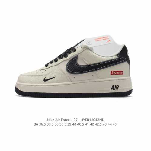 公司级 Af1耐克 Nike Air Force 1 ‘07 Low 空军一号 厚底增高百搭运动板鞋 原楦头原纸板 打造纯正空军版型，专注外贸渠道 全掌内置蜂窝