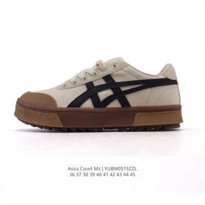 asics 亚瑟士 新款男女运动休闲鞋 Court Mz 复古时尚板鞋百搭厚底运动鞋，Asics 亚瑟士 Court Mz 3A127 休闲运动鞋，简约大方，舒
