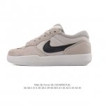 耐克Nike Sb Force 58 运动滑板鞋。这是一款将前沿创新带入街头的单品，它具有硫化杯底，具有出色的耐用性和灵活性。使用柔软皮革拼接，在饰面上放置通风
