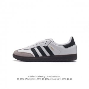 公司级 头层皮 阿迪达斯 德训鞋 Adidas Originals Samba Og Shoes 经典运动鞋小白鞋 T头鞋 男女板鞋 彰显休闲摩登风情的时尚经典