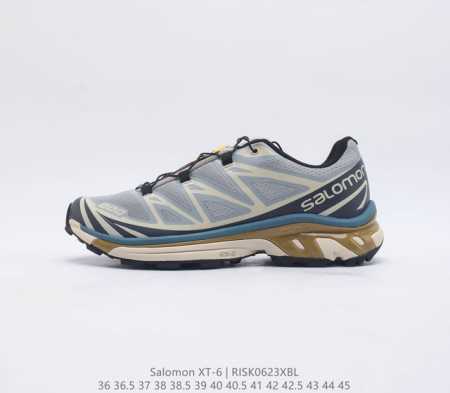 公司级salomon Xt-6 Expanse 萨洛蒙户外越野跑鞋 鞋面采用sensifit贴合技术 全方位贴合包裹脚型 鞋跟部鞋底牵引设计 提供强大的抓 - 点击图像关闭