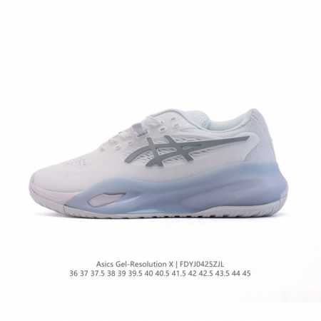 公司级 Asics亚瑟士新款Gel-Resolution 9 2E 稳定灵活宽楦网球鞋训练比赛专业网球运动鞋。亚瑟士Gel Resolution 9 是一款为快 - 点击图像关闭