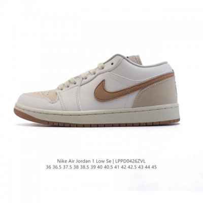耐克 乔丹Air Jordan 1 Low Aj1 乔1 乔丹1代Aj1 低帮复古文化休闲运动篮球鞋。从1985 年面世的元年款汲取设计灵感，采用简洁大方的经典