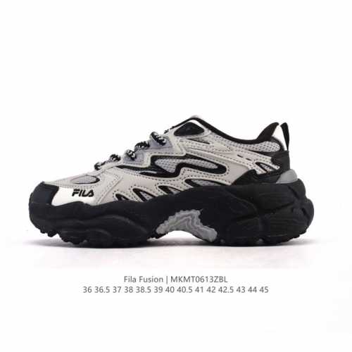 公司级 斐乐 男女同款老爹鞋 Fila Fusion 厚底增高百搭运动鞋 意大利百年经典运动品牌，网红单品 小红书推荐爆款 Fila斐乐新款小白鞋斐乐潮牌文化街