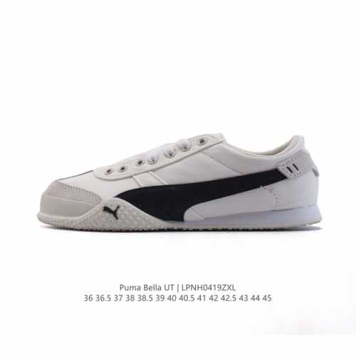 彪马 puma Bella Ut 时尚百搭 舒适 防滑 低帮 生活休闲鞋 薄底鞋。继将 Speedcat Og 带回后，puma 再以档案室的经典鞋型 Bell