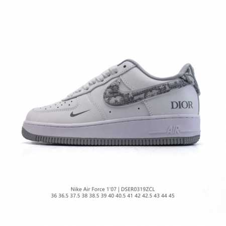 170 耐克 Nike Air Force 1 '07 Low 空军一号含气垫 小白鞋 低帮百搭厚底增高休闲运动板鞋。柔软、弹性十足的缓震性能和出色的中底设计， - 点击图像关闭
