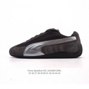 公司级 Puma Speedca Og 彪马极速赛车系列低帮德训风拼接复古百搭休闲运动赛车鞋 鞋款从80、90年代赛车手所穿的防火赛车鞋为原型，鞋身线条模仿了赛