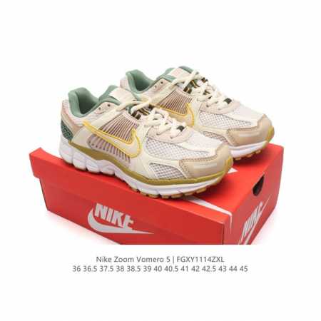 Nike 耐克夏季 Zoom Vomero 5 运动鞋休闲训练跑步鞋。Nike Zoom Vomero 5 男女子运动鞋妥帖包覆足部，提供透气支撑效果。耐穿材料 - 点击图像关闭