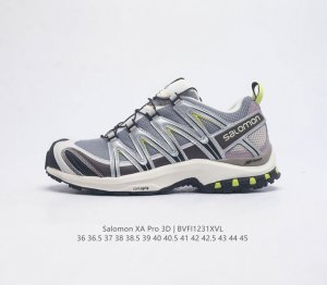 Salomon Xa Pro 3D Adv 萨洛蒙户外越野跑鞋 鞋面采用sensifit贴合技术 全方位贴合包裹脚型 鞋跟部鞋底牵引设计 提供强大的抓地性能 更