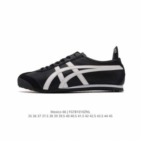 公司级 Asics 亚瑟士 男女鞋真标半码制 配足弓鞋垫 日产经典老牌-鬼塚虎 Onitsuka Tiger Mexico 66经典墨西哥系列复古经典百搭板鞋休 - 点击图像关闭