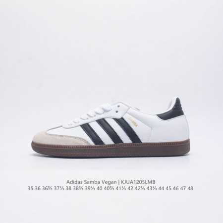 Adidas 阿迪达斯 男女运动鞋 三叶草sambavegan休闲鞋 德训鞋 复古板鞋经典运动鞋 采用环保设计的焕新adidas Samba经典鞋,力求伴你前行 - 点击图像关闭