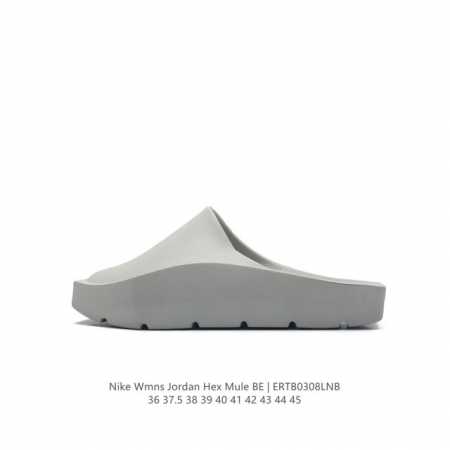 耐克 乔丹拖鞋 Nike Wmns Jordan Hex Slide Mule Sp Be Aj拖鞋 踩屎感 一体凉拖鞋一字拖厚底增高沙滩鞋。超适合夏天的清新造 - 点击图像关闭