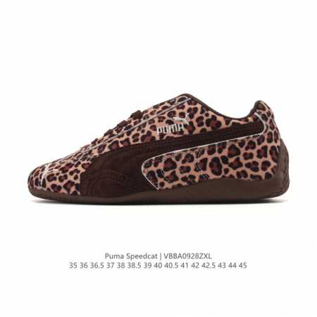 puma Speedca Og 彪马极速赛车系列低帮德训风拼接复古百搭休闲运动赛车鞋 鞋款从80、90年代赛车手所穿的防火赛车鞋为原型，鞋身线条模仿了赛车的流线 - 点击图像关闭