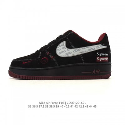 公司级 Af1耐克 Nike Air Force 1 ‘07 Low 空军一号 厚底增高百搭运动板鞋 原楦头原纸板 打造纯正空军版型，专注外贸渠道 全掌内置蜂窝