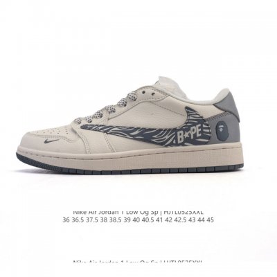 公司级 真标 耐克 Nike Air Jordan 1 Low Og Sp Military Blue Aj1乔1倒勾 2025年新款 蛇年新款 低帮篮球鞋 A