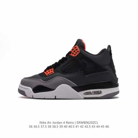 特价 耐克 Nike Air Jordan 4 Retro OG迈克尔 乔丹AJ4代乔4 中帮复古休闲运动文化篮球鞋。秉承轻量化的速度型篮球鞋设计思想完成设计， - 点击图像关闭