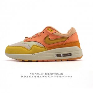 公司级 头层皮 耐克 Nike Air Max 1 男女子运动鞋 从法国建筑中汲取设计灵感，兼具运动风范和时尚格调，是此系列起初搭载 Air 的鞋款。疾速外观、