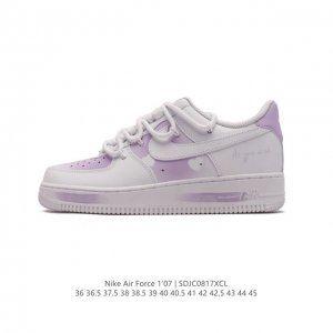 公司级 Af1耐克 Nike Air Force 1 ‘07 Low 空军一号 厚底增高百搭运动板鞋 双鞋带 解构绑带 原楦头原纸板 打造纯正空军版型，专注外贸