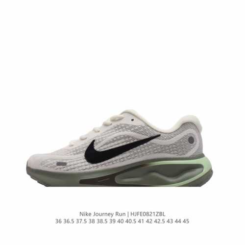 公司级 耐克 Nike Journey Run 男子透气公路运动跑步鞋 厚底增高老爹鞋 搭载柔软厚实的 Comfiride 泡绵缓震配置，助你征服充满挑战的路面