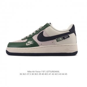 公司级 Af1耐克 Nike Air Force 1 ‘07 Low 空军一号 厚底增高百搭运动板鞋 原楦头原纸板 打造纯正空军版型，专注外贸渠道 全掌内置蜂窝