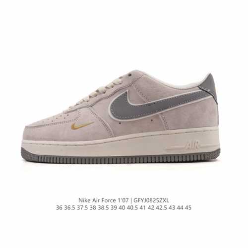 耐克 Nike Air Force 1 '07 Low 空军一号含气垫 小白鞋 2025年新款 低帮百搭厚底增高休闲运动板鞋。柔软、弹性十足的缓震性能和出色的中