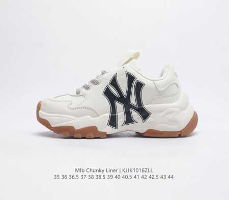 韩国mlb 男女复古老爹 Mlb Bigball Chunky A 复古印花 男女厚底增高纽约洋基队老爹运动休闲鞋 Mlb他们家老爹鞋一直都是深受大家喜爱的 版 - 点击图像关闭
