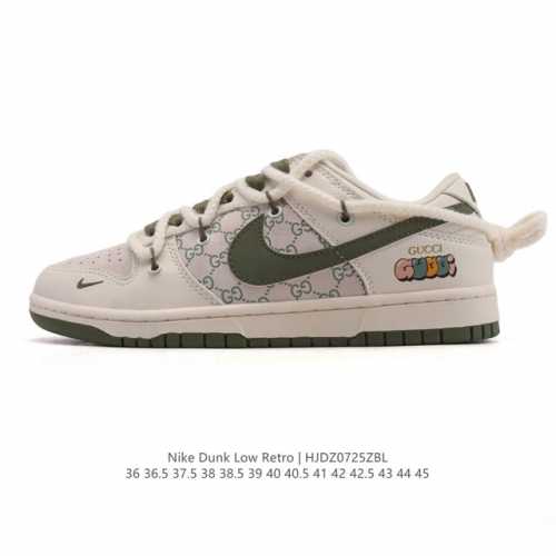 公司级 真标 耐克 Nike Sb Dunk Low Pro 男女同款运动鞋复古板鞋 解构绑带 双鞋带。采用柔软皮革鞋面，经久耐穿，塑就如元年款 Dunk 般的
