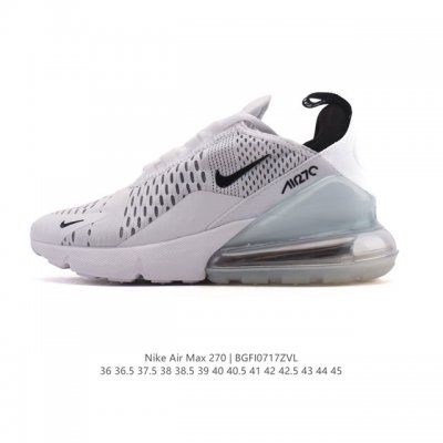 耐克 Nike Air Max 270 后半掌气垫缓震运动鞋时尚男士跑步鞋 。作为 Nike 休闲型 Air Max 鞋款，Nike Air Max 270 运