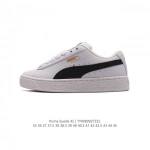彪马puma Suede Xl 低帮复古轻便透气防滑减震休闲鞋 厚底增高运动板鞋 类型：男女鞋 尺码: 35-45含半码 货号：395777-02 编码：Tyw