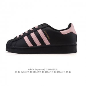 公司级 阿迪达斯 Adidas Superstar 2025年新款鞋子 经典贝壳头系列 新款休闲板鞋潮流男女士运动鞋 。鞋面皮革拼接材质 标志性的贝壳鞋头，简约