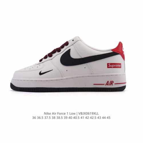 公司级 耐克 Nike Air Force 1 '07 Low 2025新年新款 蛇年限定 空军一号含气垫 小白鞋 低帮百搭厚底增高休闲运动板鞋。柔软、弹性十足