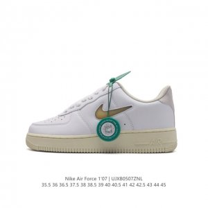 公司级 附赠送logo清洁刷 Af1耐克 Nike Air Force 1 ‘07 Low 空军一号厚底增高百搭休闲运动板鞋 原楦头原纸板 打造纯正空军版型，专