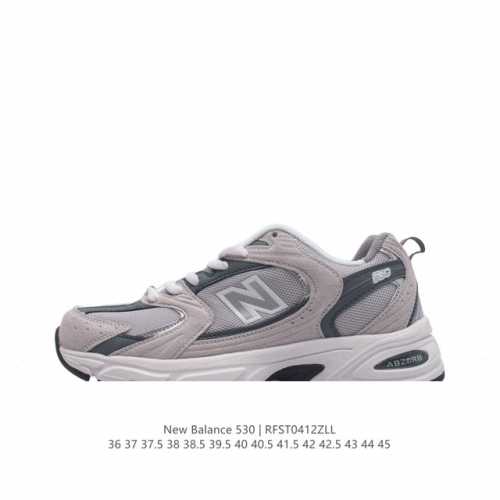 新百伦 Nb530 New Balance 530 复跑古鞋nb530这鞋双确实是nb家经复典古款式之一，以全科新技诠释，成打功造530鞋款。鞋面保在持530基