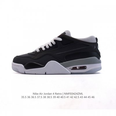 公司级 头层皮 耐克 Nike Air Jordan 4 Retro Og迈克尔 乔丹Aj4代乔4 低帮复古休闲运动文化篮球鞋。秉承轻量化的速度型篮球鞋设计思想